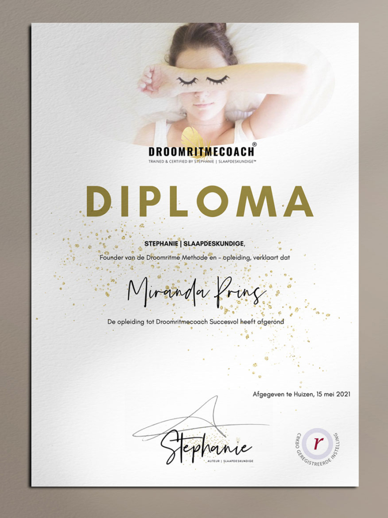 Diploma droomritmecoach